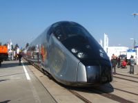 An Alstom AGV, the kind of train that Air France plans to use.