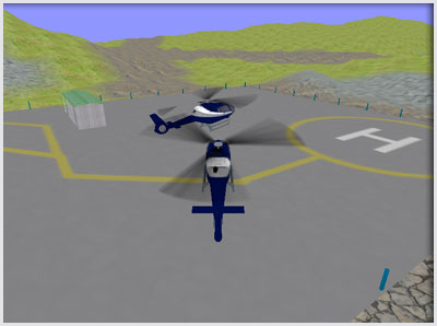 Hubschrauber funktioniert auch im Netzwerk