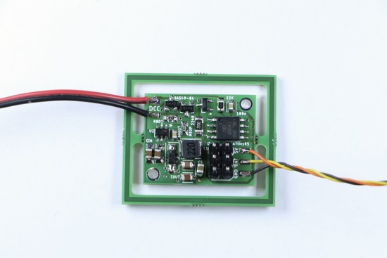 A photo of an electronic circuit board