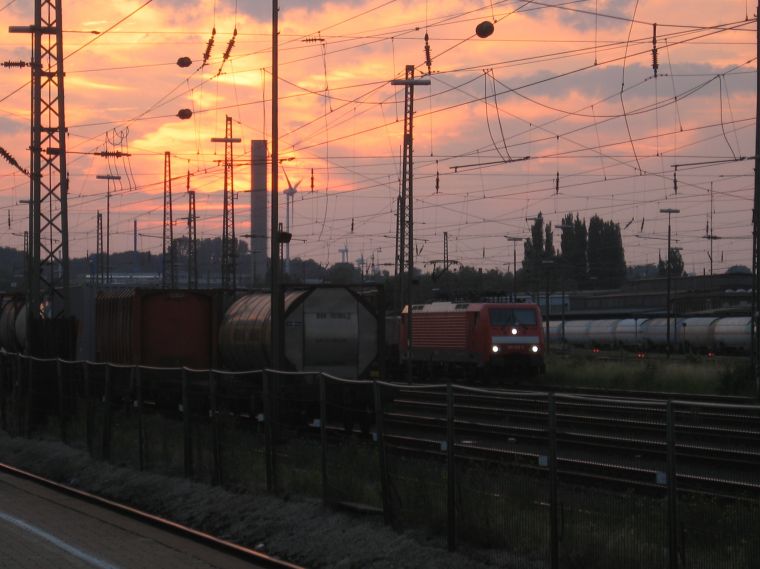 Sonnenuntergang in Aachen West