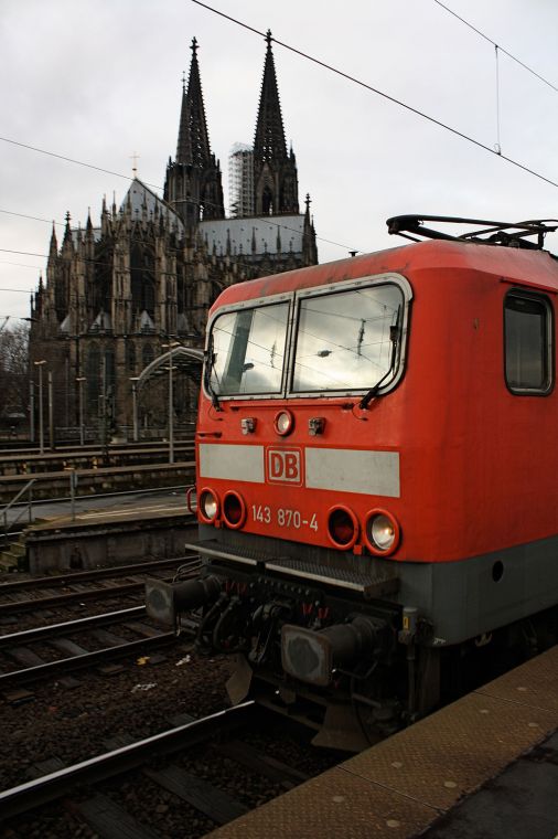 Another Locomotive and Cathedral