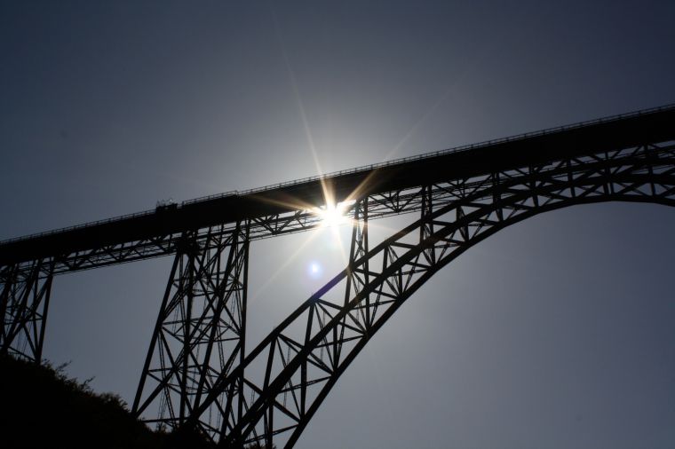 Sun Through the Girders