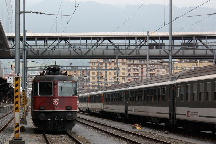 Einsame Lok in Luzern